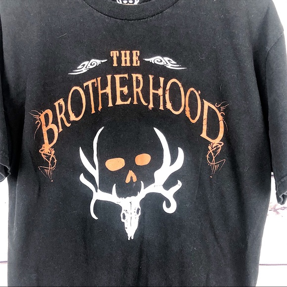 Bone Collector Brotherhood Black Hunting Tee L - Picture 3 of 6